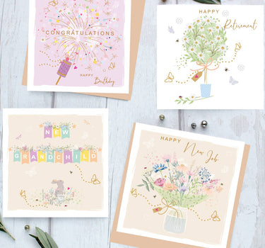 Graduation Balloons Confetti Congrats Print Wholesale Card