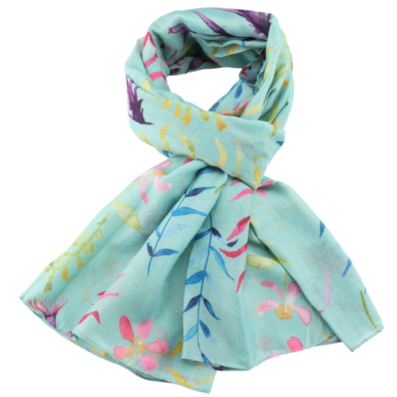Wild flower scarf
