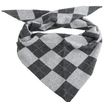 Argyle Triangle Scarf