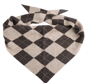 Argyle Triangle Scarf