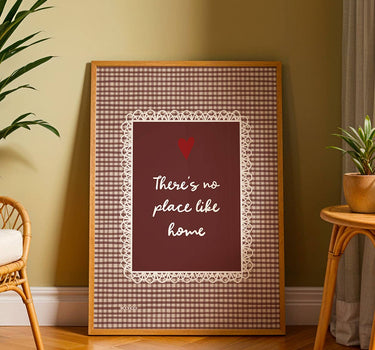 NO PLACE LIKE HOME PRINT - 5 colour options
