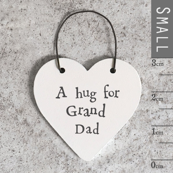 Little heart sign-Hug for granddad