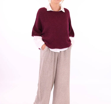 Alpaca Blend Short Tunic Top