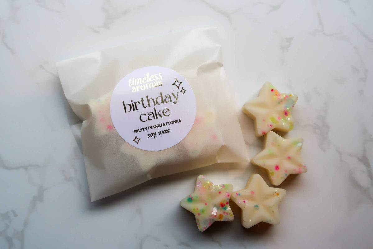 Birthday Cake Wax Melts, Soy Wax Melts, Birthday Wax Melts