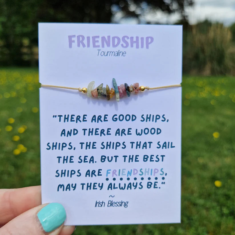 TOURMALINE ADJUSTABLE BRACELET (FRIENDSHIP)
