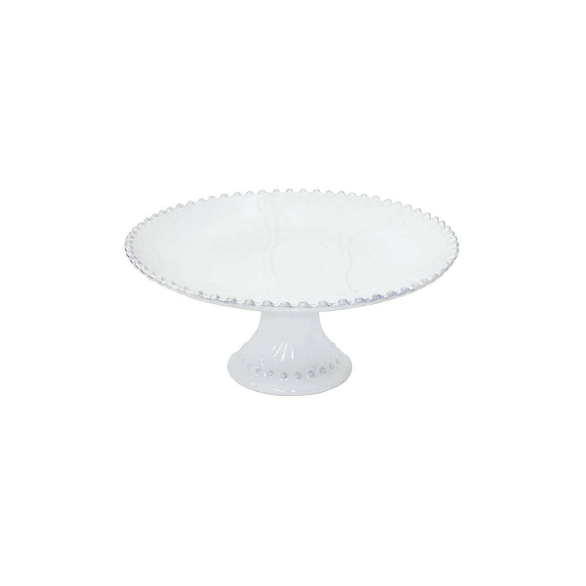 Pearl White Footed Plate