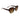 Square auburn tortoiseshell recycled sunglasses