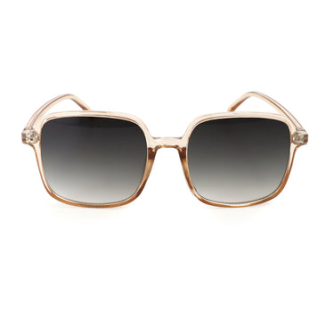 Nude slim frame recycled sunglasses