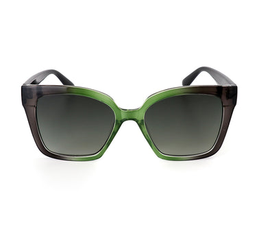 Green ombre frame recycled sunglasses