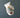 Embroidered hanging mitten-Cream
