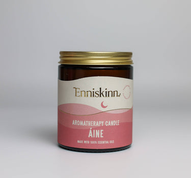 Soothing Aromatherapy Candle -Rose Petitgrain Myrtle  -Aine