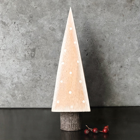 Square wooden Christmas tree