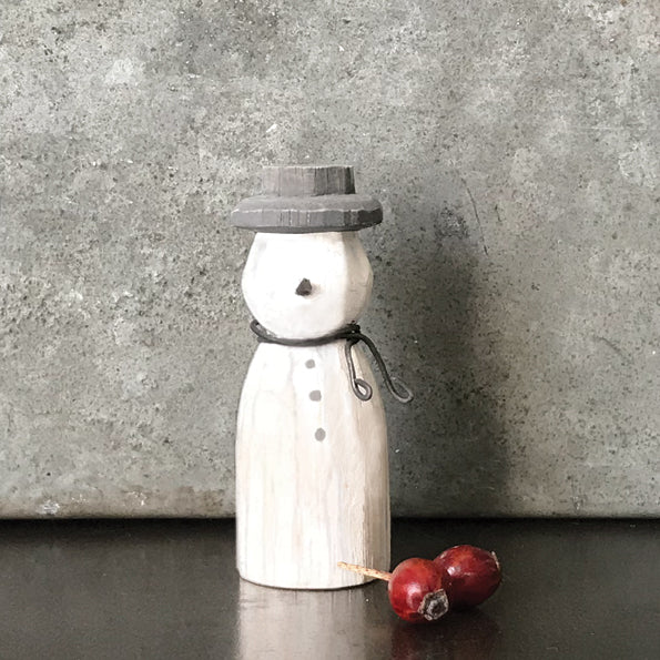 Wooden snowman-Small