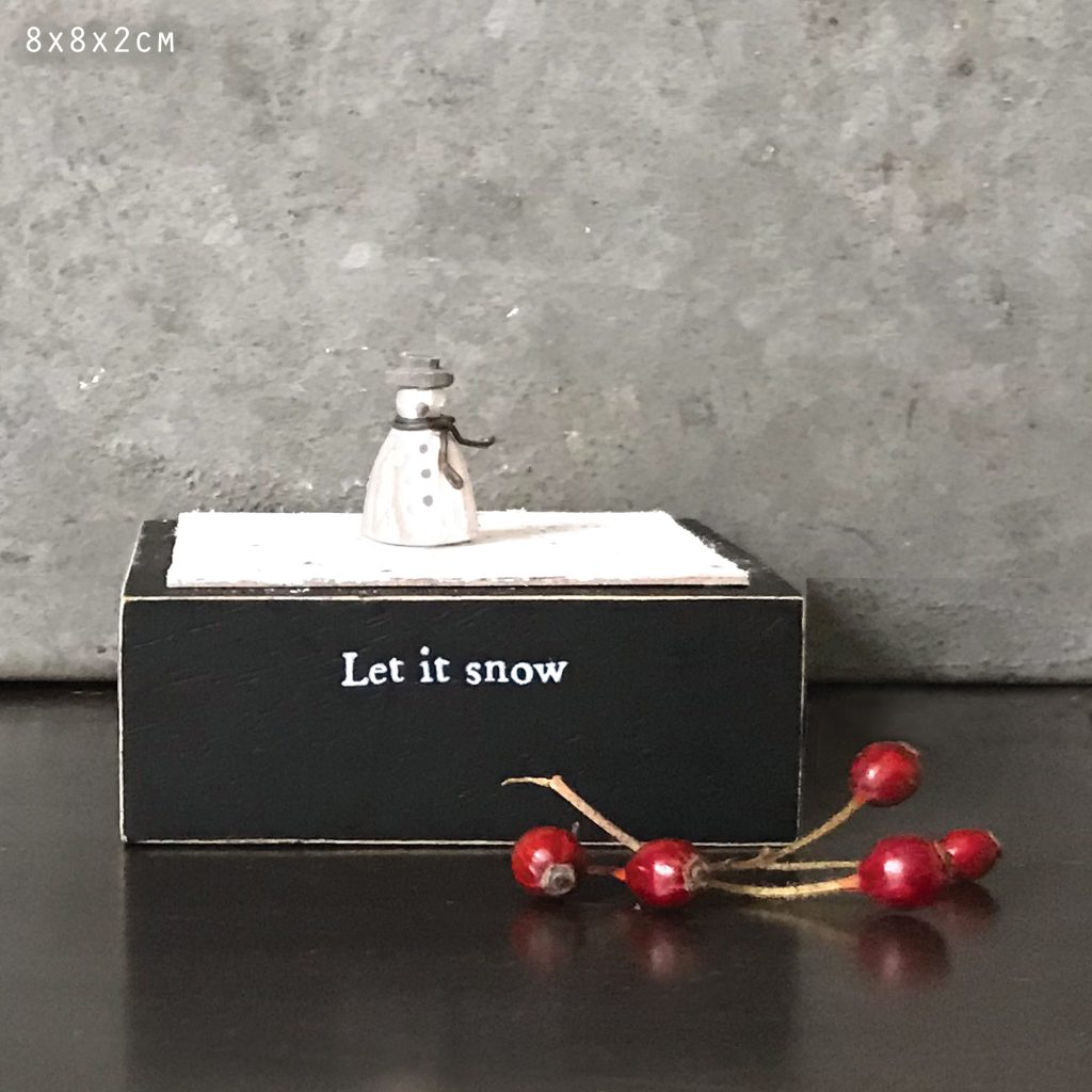 Square block-Snowman let it snow