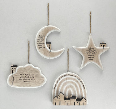 Wood moon-Twinkle twinkle