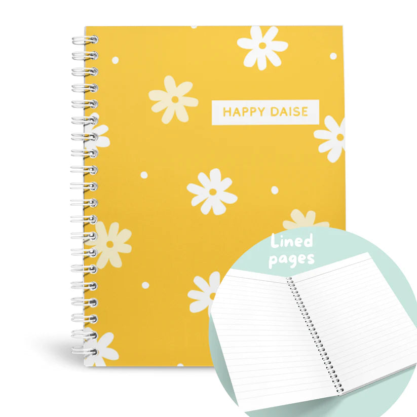 HAPPY DAISE A5 NOTEBOOK