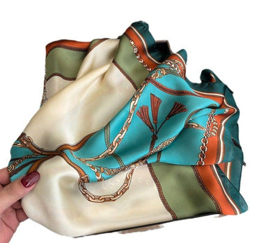 Fashion Print Square Scarf