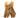glove with faux fur trim