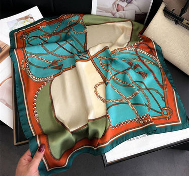 Fashion Print Square Scarf