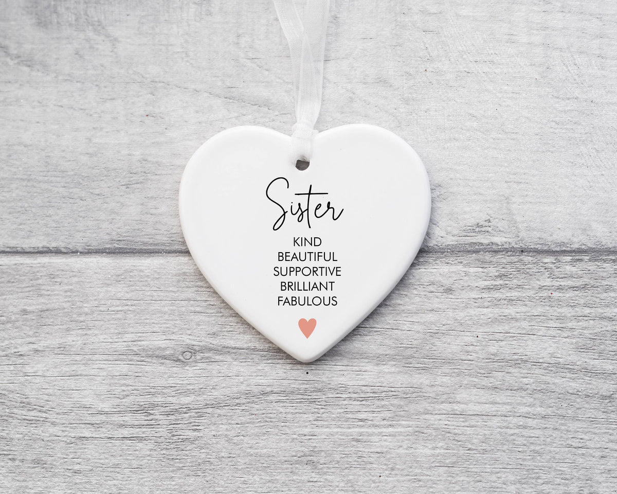 Sister Heart Keepsake Special Gift