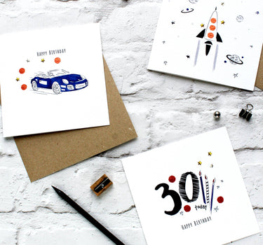 GT64 Best Dad Stars Typography Father's Day Printed Card