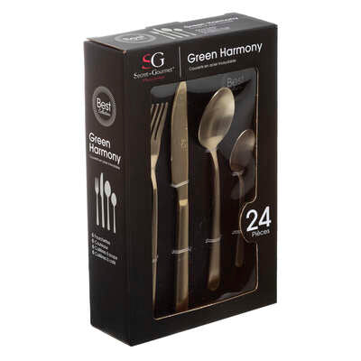 24p Set Cutlery Gold