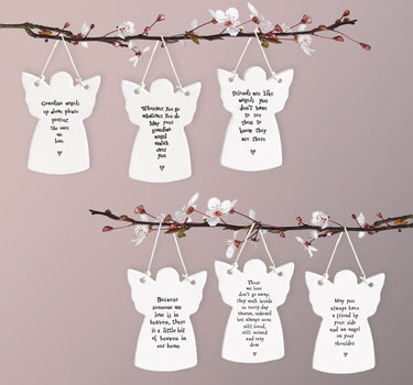 Porcelain angel-Those we love don’t go away