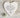 Porcelain round heart-May your glass be full