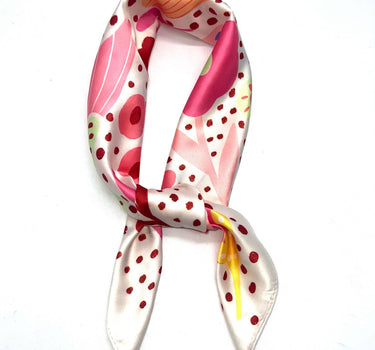Scarf silk touch pink
