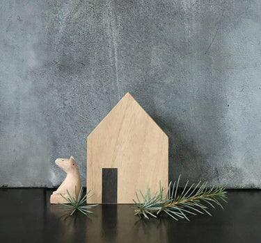 Wood town house-Small natural