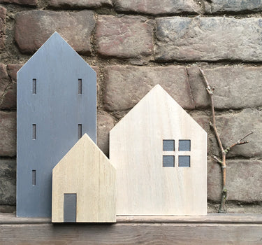 Wood town house-Small natural