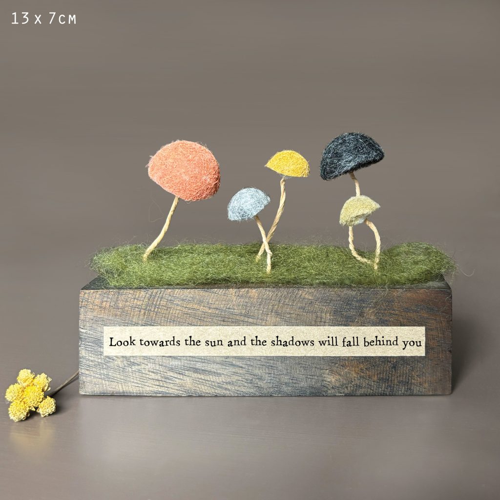 Mushroom block-Look towards the sun