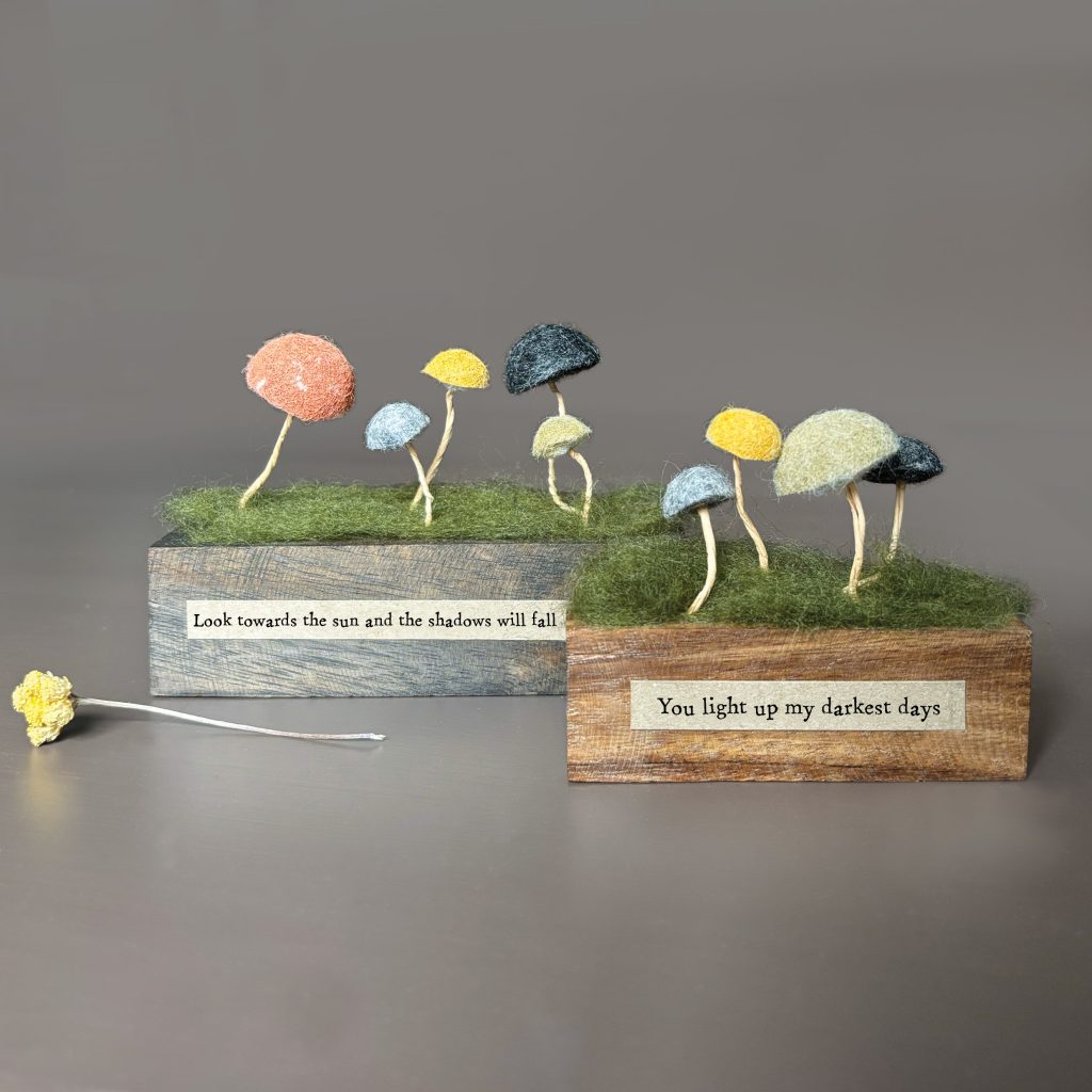 Mushroom block-Look towards the sun