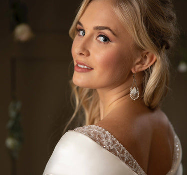 1920 Earrings: Vintage Style 1920s Crystal Drop Earrings