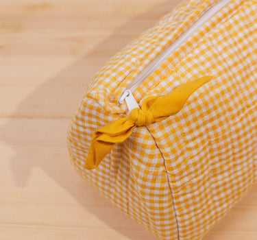 Gingham Wash Bags