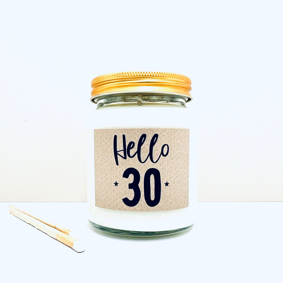 30 Milestone birthday age handmade soy scented candle