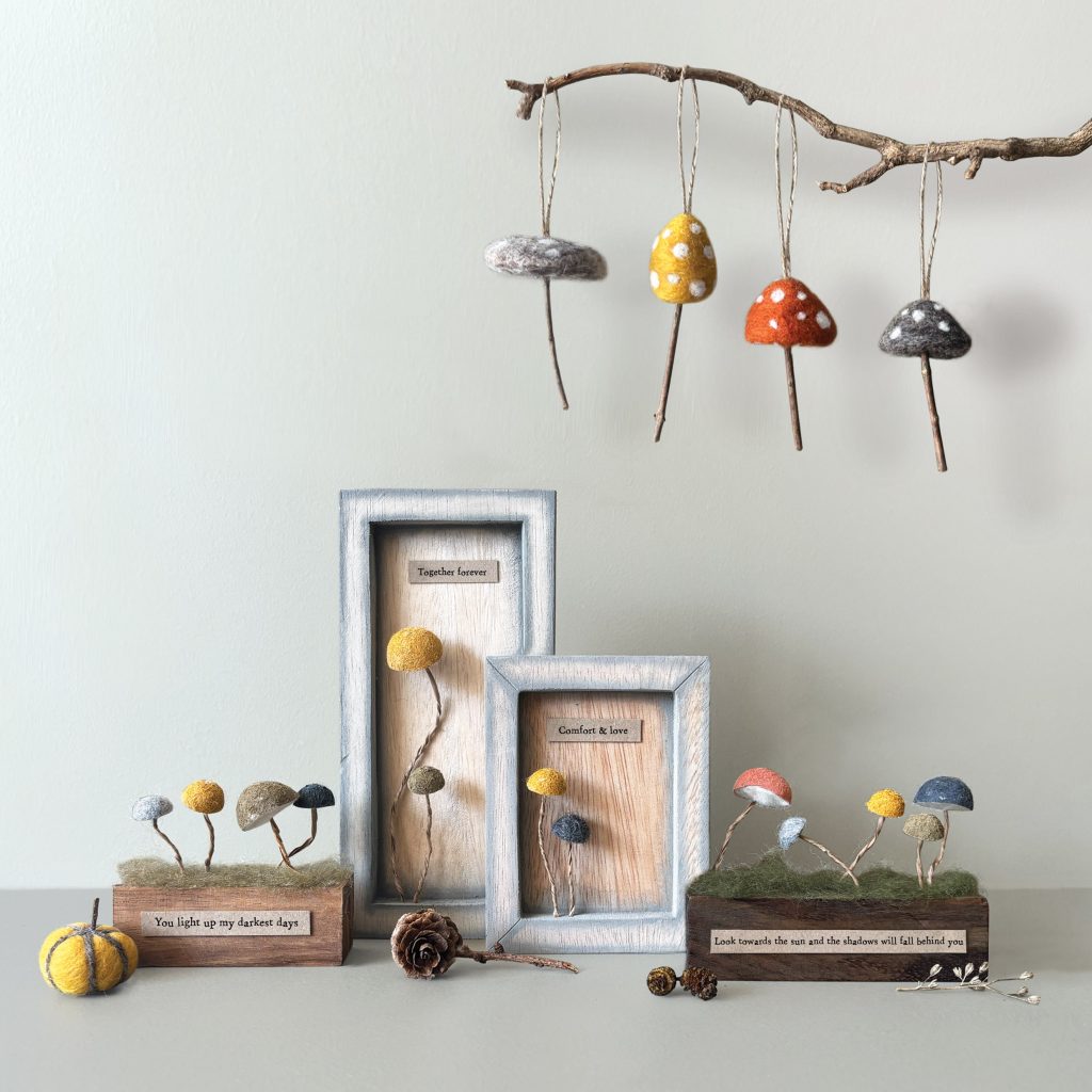 Box frame-Mushrooms Comfort &amp; love