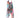 Blue and pink abstract butterfly wing metallic recycled blend scarf