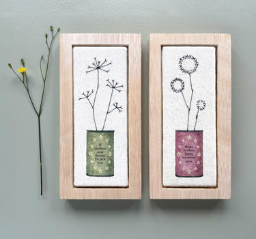 Long thread flower pic-If friends were flowers