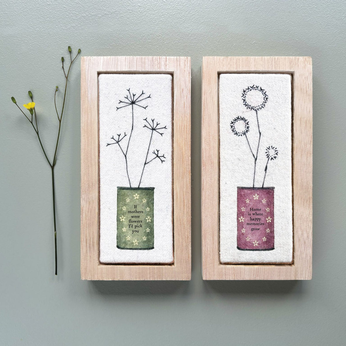 Long thread flower pic-Home is where