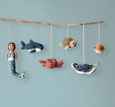 Needle felted hanger-Stingray