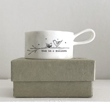 Handled tea light holder-Mum in a million