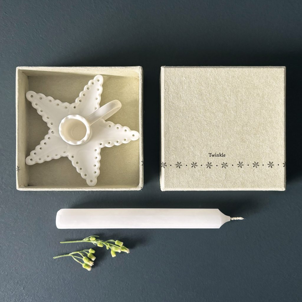 Scallop candle holder-Twinkle