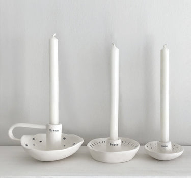 Porcelain candle holder-Home