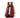 Polka-dot viscose scarf with fine fringes