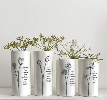 Sml porcelain vase-If mothers were flowers