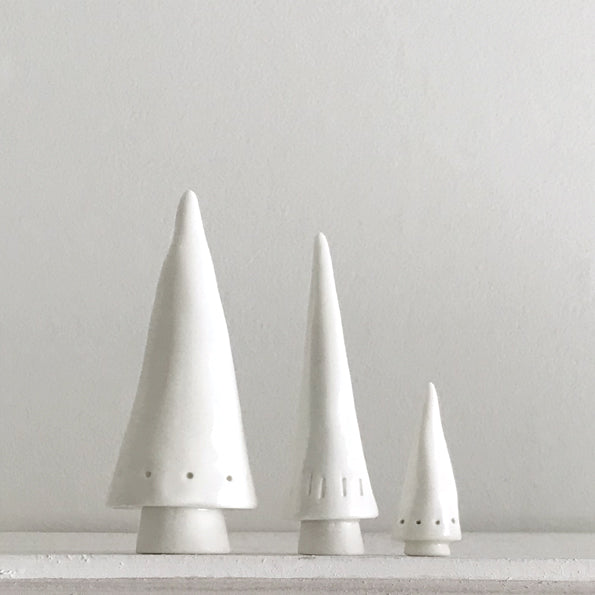 Set of 3-Conical Christmas trees