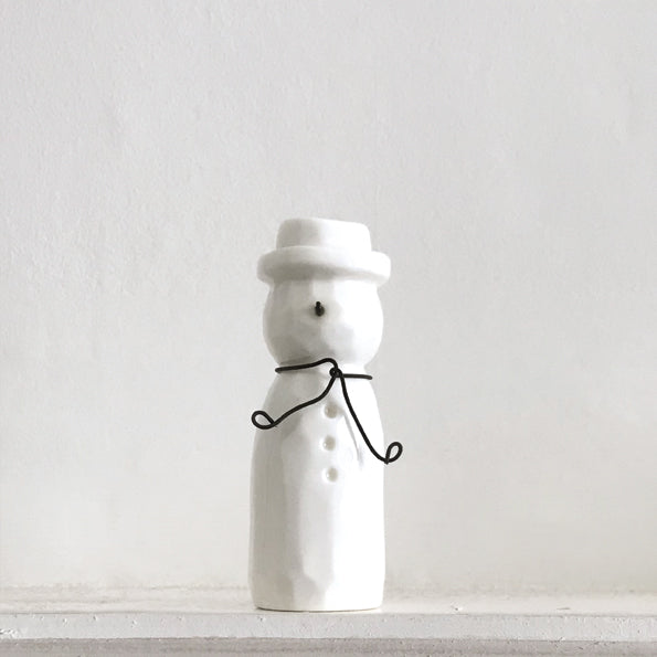 Porcelain Snowman-Large