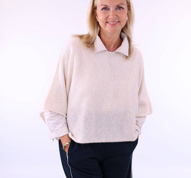 Alpaca Blend Short Tunic Top