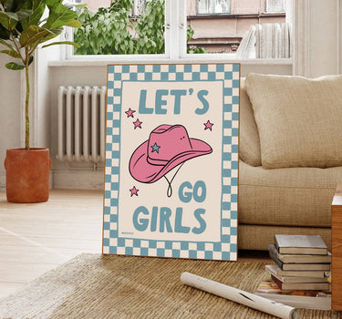 LET'S GO GIRLS COWGIRL PRINT